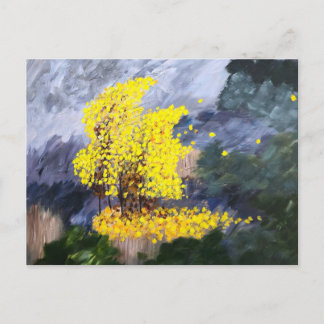 Windy Day Postcard Postkarte