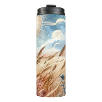 Windy Day Rustic Boho Mountain Prairie Country Thermosbecher