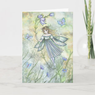 Windy Fairy Art Card, Notecard by Molly Harrison Karte