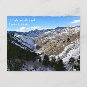 Windy Saddle Park, Golden, Colorado Postkarte