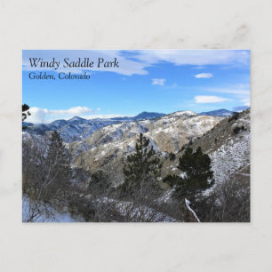Windy Saddle Park, Golden, Colorado Postkarte