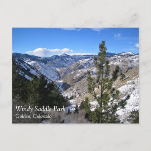 Windy Saddle Park, Golden, Colorado Postkarte