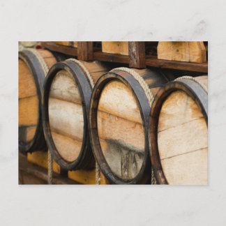 Wine Barrel Row Postkarte