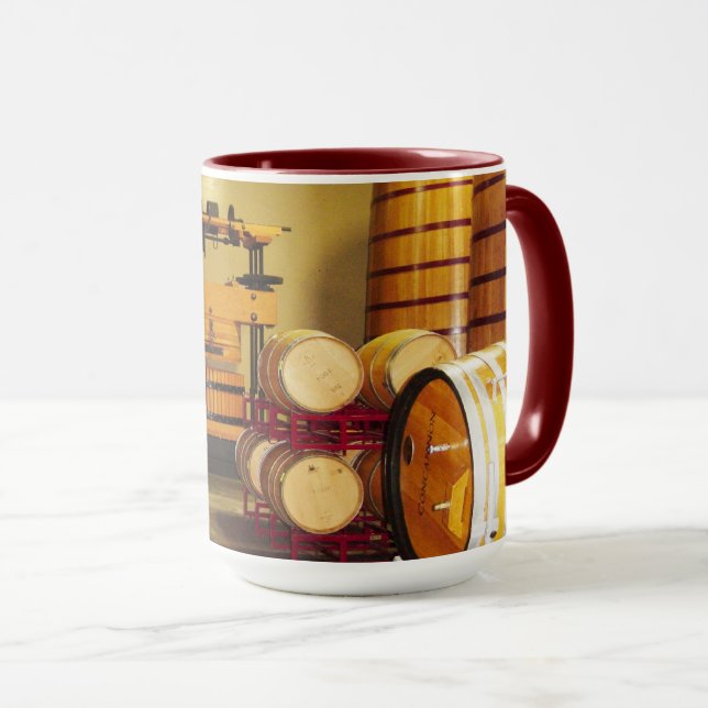 Wine Barrel Tasse (VorderseiteRechts)
