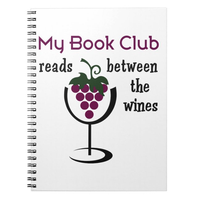 Wine Book Club Notizblock (Vorderseite)