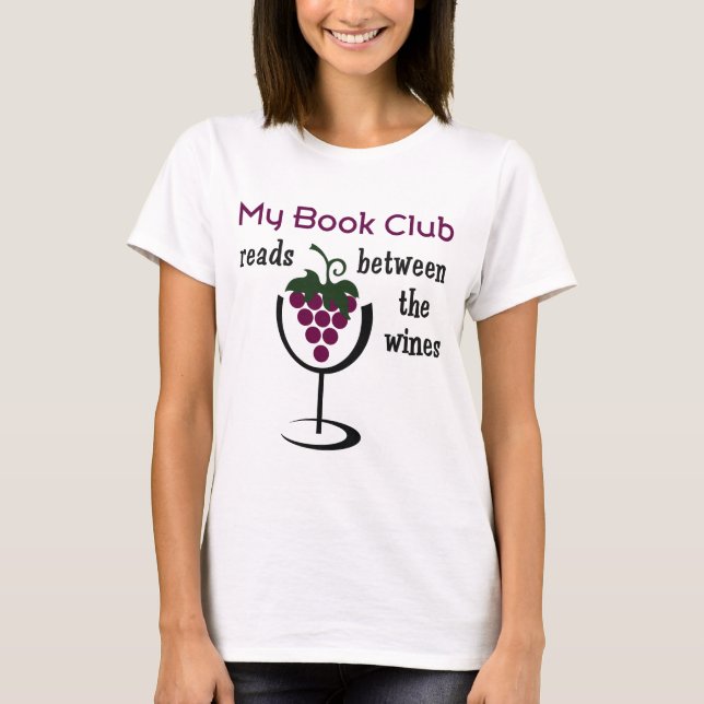 Wine Book Club T-Shirt (Vorderseite)