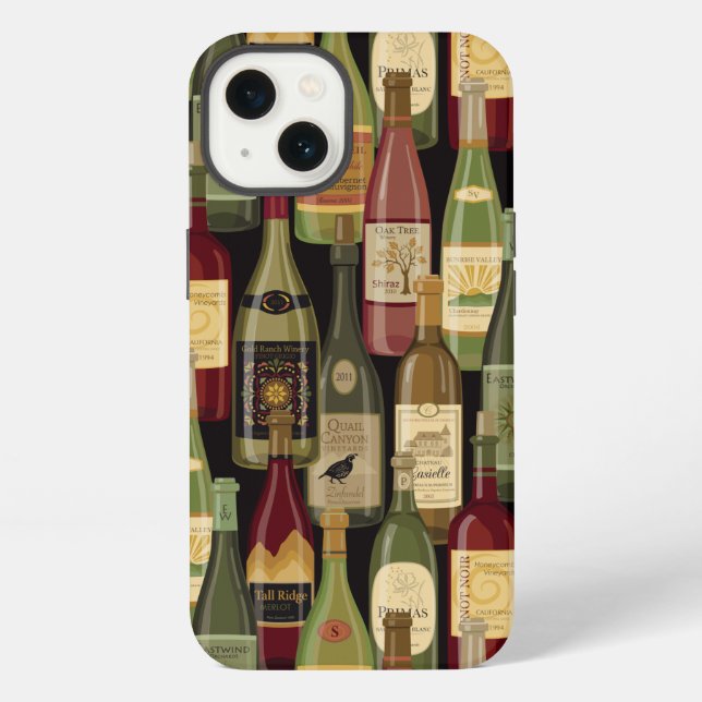 Wine Bottles cell phone case iPhone Hülle (Rückseite)