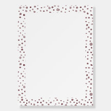 Wine Confetti Wasserfarbe Dots Schaumplatte