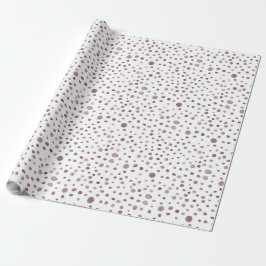 Wine Confetti Watercolor Dots Wrapping Paper Geschenkpapier