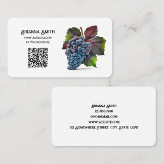 Wine Consultant Custom QR Visitenkarte