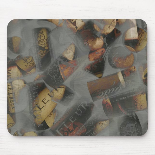 Wine Cork Deluxe Mousepad (Vorne)
