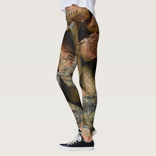 Wine Cork Design Leggings (Links)