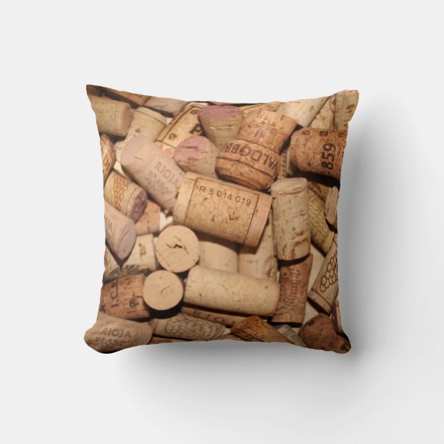 Wine Cork Kissen (Vorderseite)