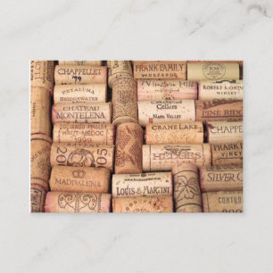 Wine Cork Mat Visitenkarte