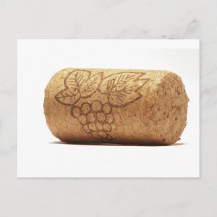 Wine Cork Postkarte