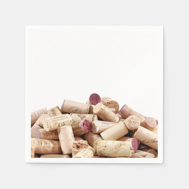 Wine Corks Napkins Serviette (Vorderseite)