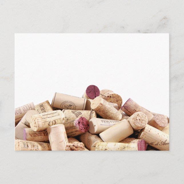 Wine Corks Postcard Postkarte (Vorderseite)