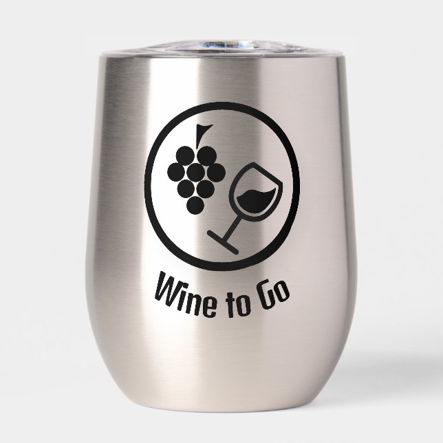 Wine Design Thermal Wine Tumbler (Vorderseite)