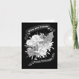 Wine gathering invitation card karte