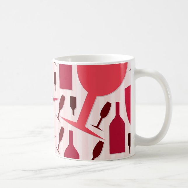 Wine glass pattern kaffeetasse (Rechts)