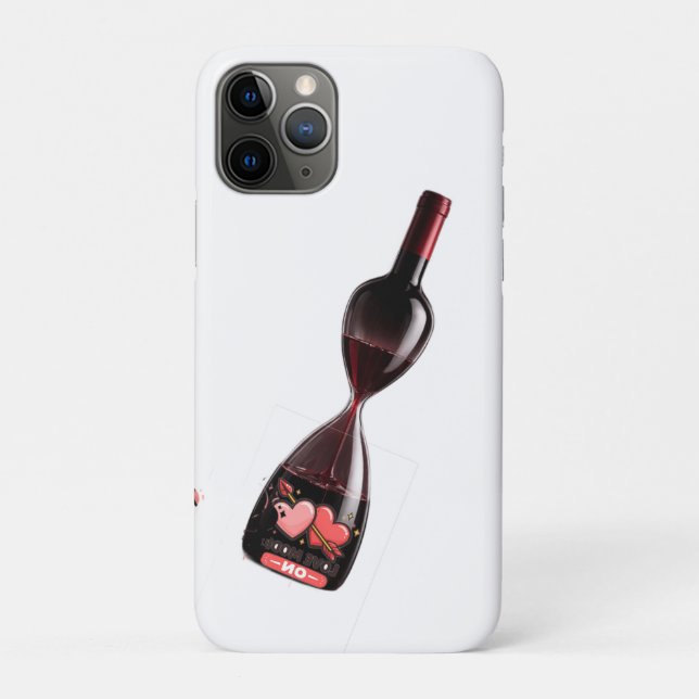 Wine Hourglass - Time Flowers Like Wine  Case-Mate iPhone Hülle (Rückseite)