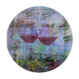 Wine Impressions Digital Art Cutting Board Schneidebrett