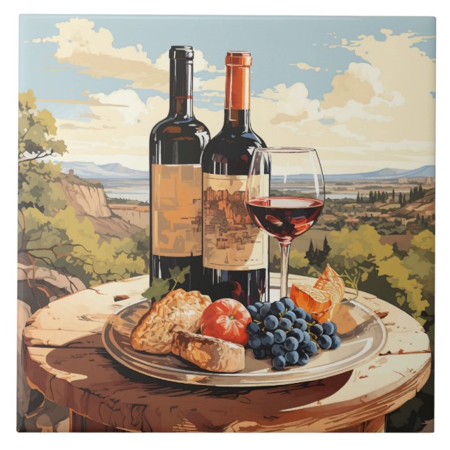 Wine Lover Fliese (Vorderseite)