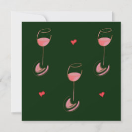 Wine lover invitation einladung