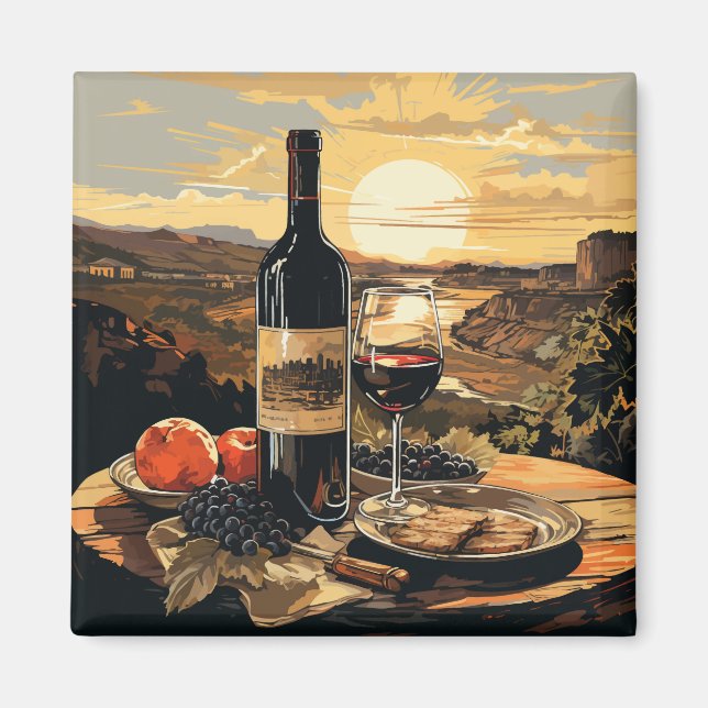 Wine Lover Magnet (Vorne)