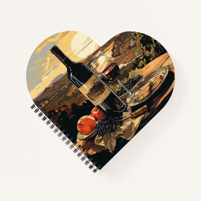Wine Lover Notizbuch (Vorderseite)