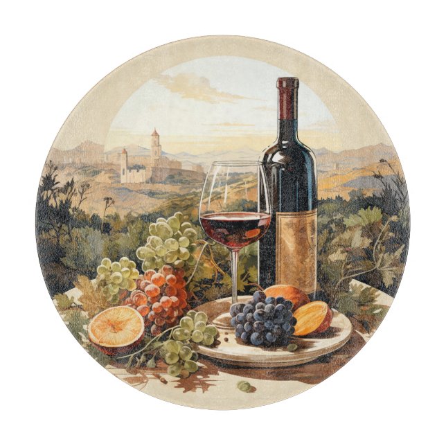 Wine Lover Schneidebrett (Vorderseite)