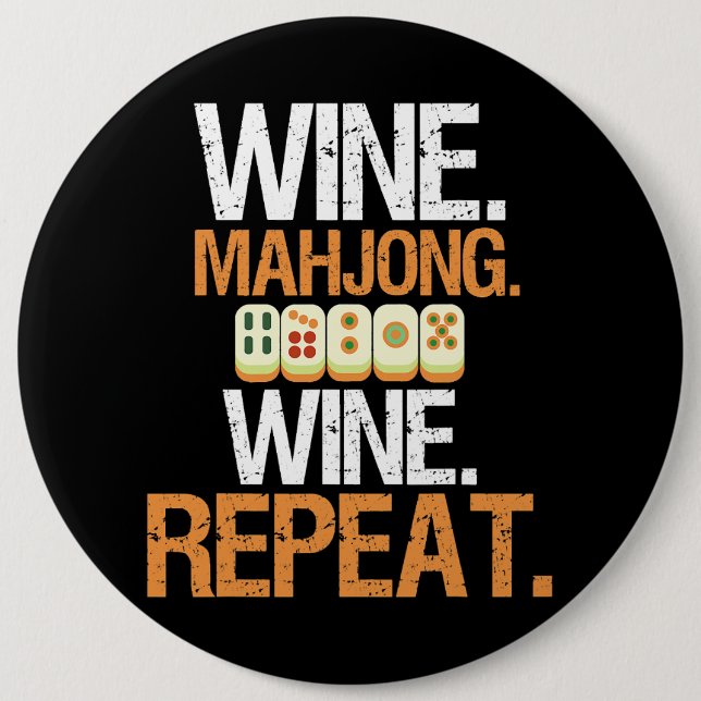 Wine Mahjong Weinkultur und Erde Casino Player Gam Button (Vorderseite)