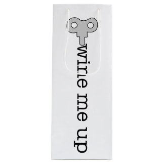 Wine Me up Geschenktasche Geschenktüte Für Weinflaschen