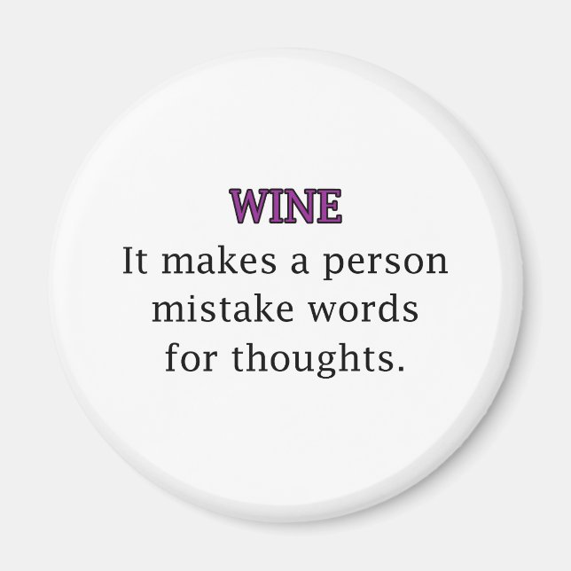 Wine Mistakes Magnet (Vorne)