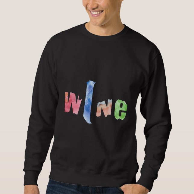 Wine O Clock Irgendwo 42 Sweatshirt (Vorderseite)