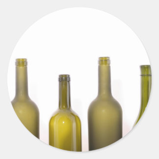 Wine Oh! Runder Aufkleber