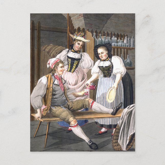 Wine Paradies für Kletterhexen: Postkarte (Vorderseite)