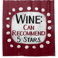 Wine Review 5 Etoiles Douche rideau