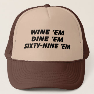 Wine sie speisen sie 69 sie truckerkappe