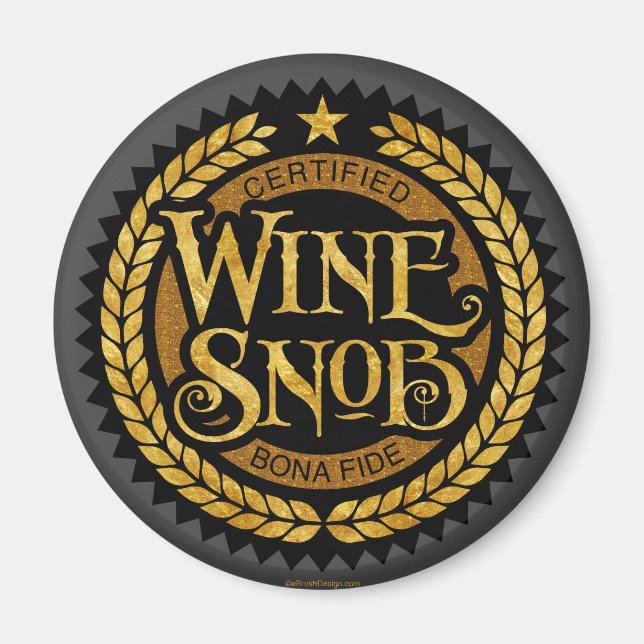 Wine Snob Magnet (Vorne)