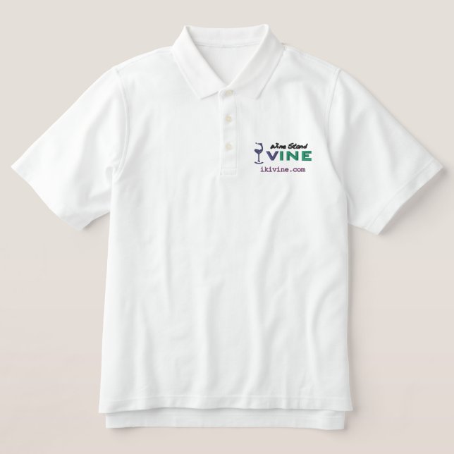 wine Stand VINE オリジナルロゴポロシャツ (Design Vorderseite)