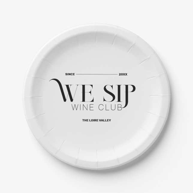 Wine tasting in der Fattoria Moncucchetto Wählen S Pappteller (Vorderseite)