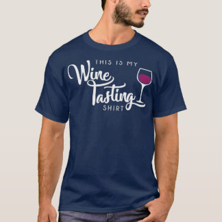 Wine tasting in der Fattoria Niedlich Trinken Wine T-Shirt