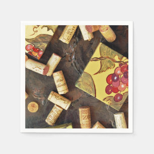 Wine Time Cocktail Napkins Serviette