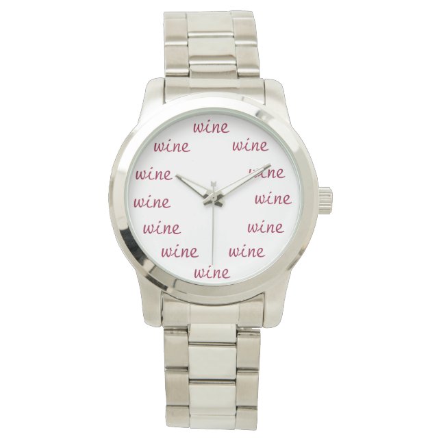 Wine Time Watch Armbanduhr (Vorderseite)