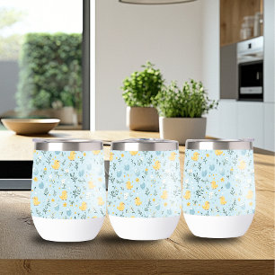 Wine Tumbler, lebendiger Osterpattern