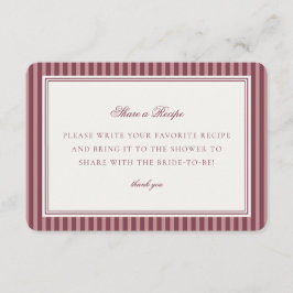 Wine Vineyard Club Old Money Share a Recipe Insert