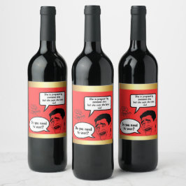 Wine & Whine: Custom Labels for Your Drama-Filled Weinetikett