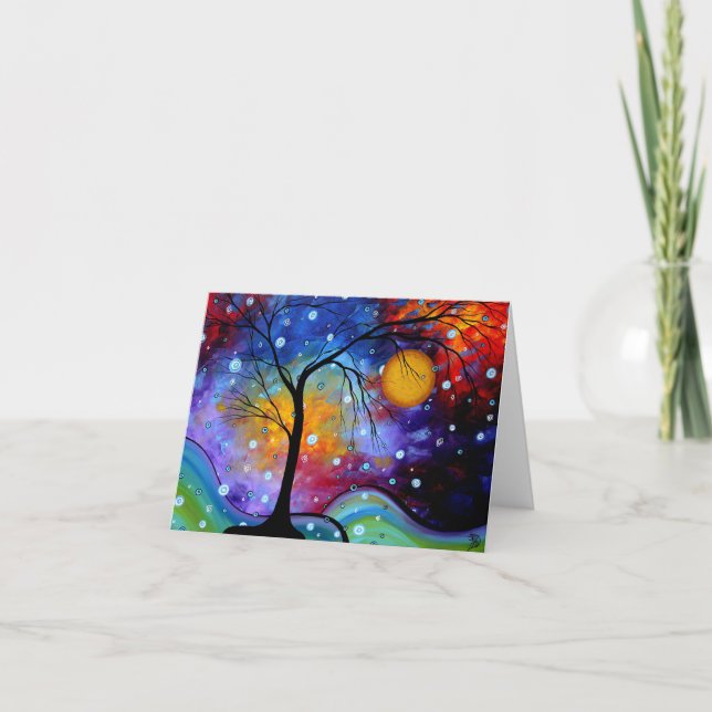 Winer Sparkle Circle of Life MADART Painting Karte (Vorderseite)