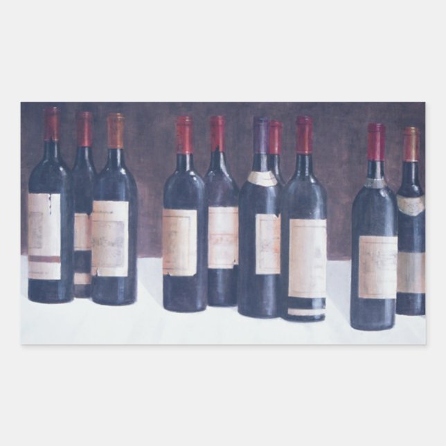 Winescape Red 2003 2 Rechteckiger Aufkleber (Vorderseite)